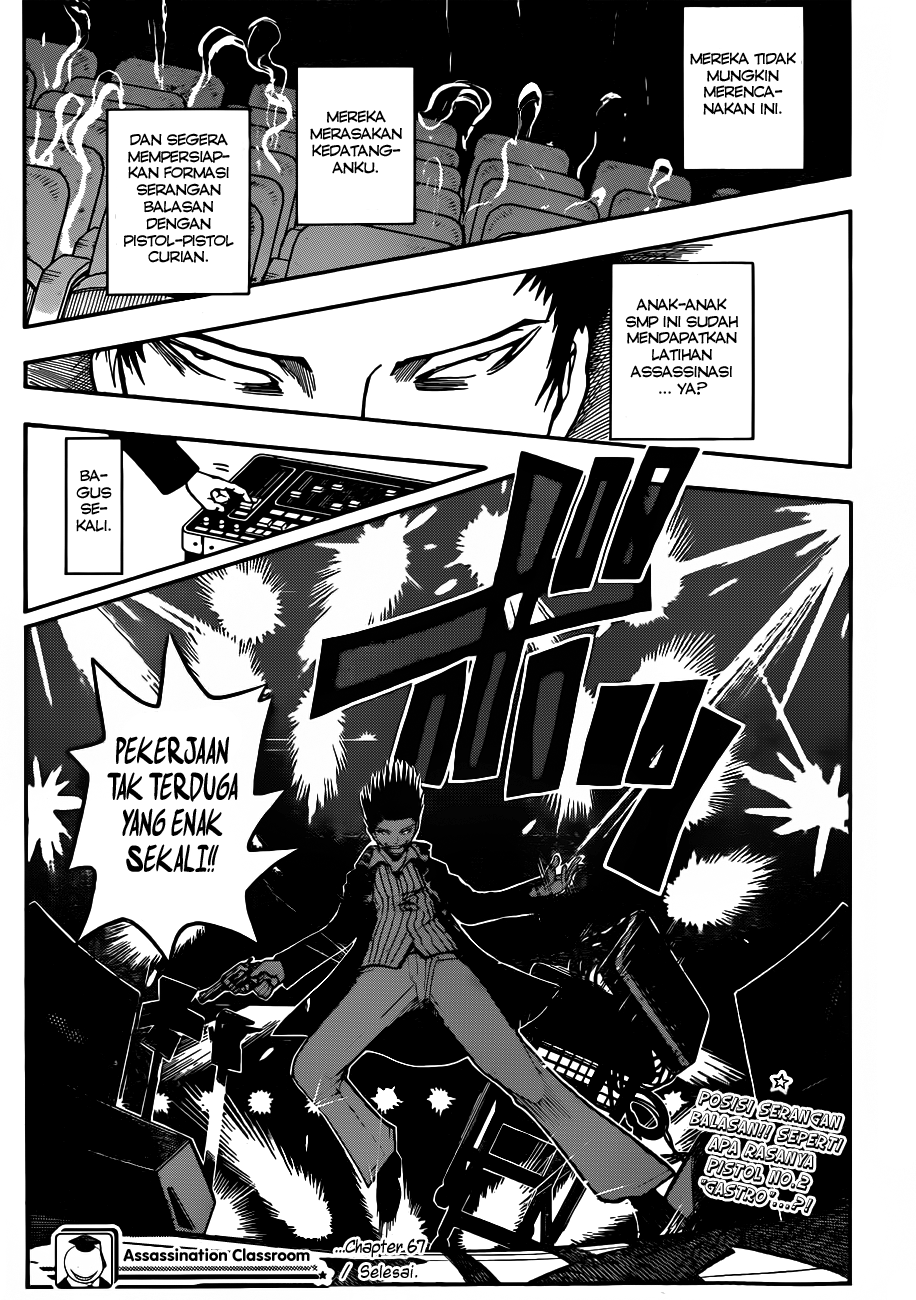 Halaman 20 dari Ansatsu Kyoushitsu Chapter 67
