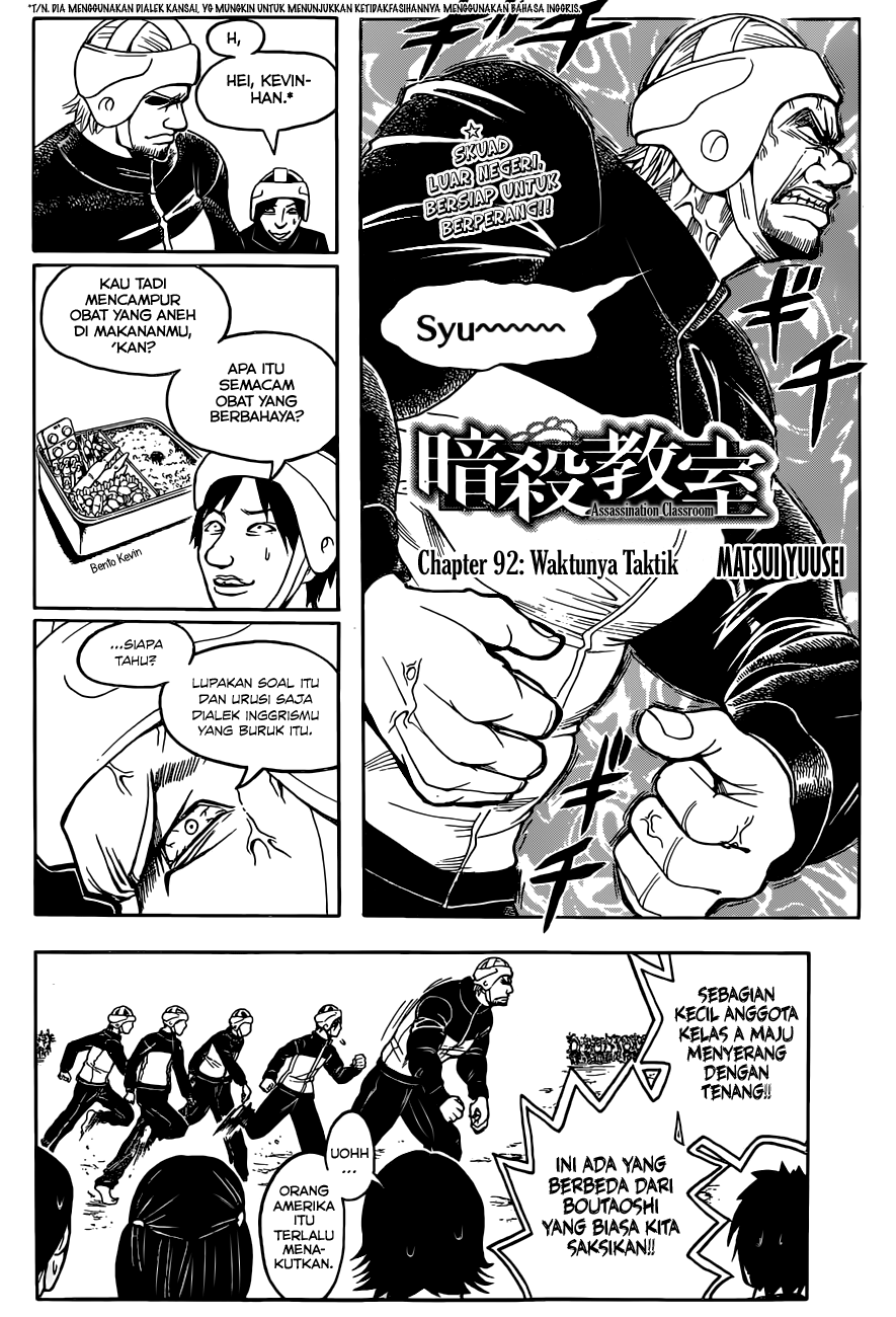 Halaman 3 dari Ansatsu Kyoushitsu Chapter 91