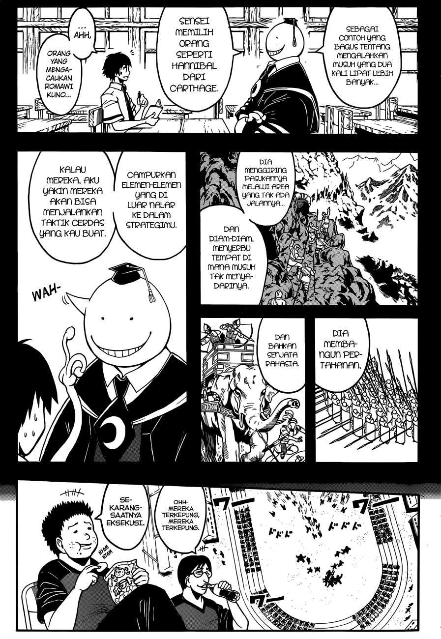 Halaman 16 dari Ansatsu Kyoushitsu Chapter 92