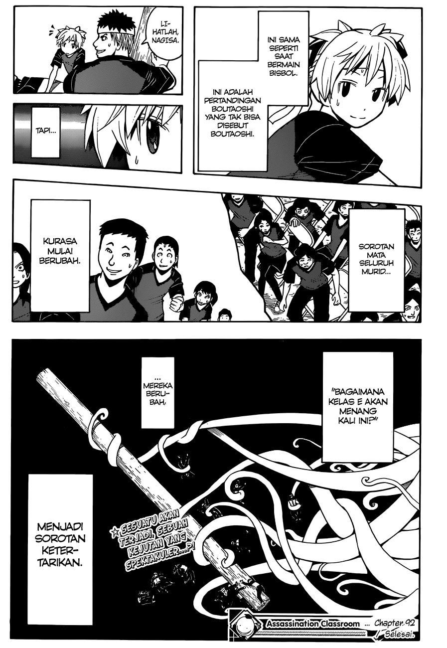 Halaman 20 dari Ansatsu Kyoushitsu Chapter 92