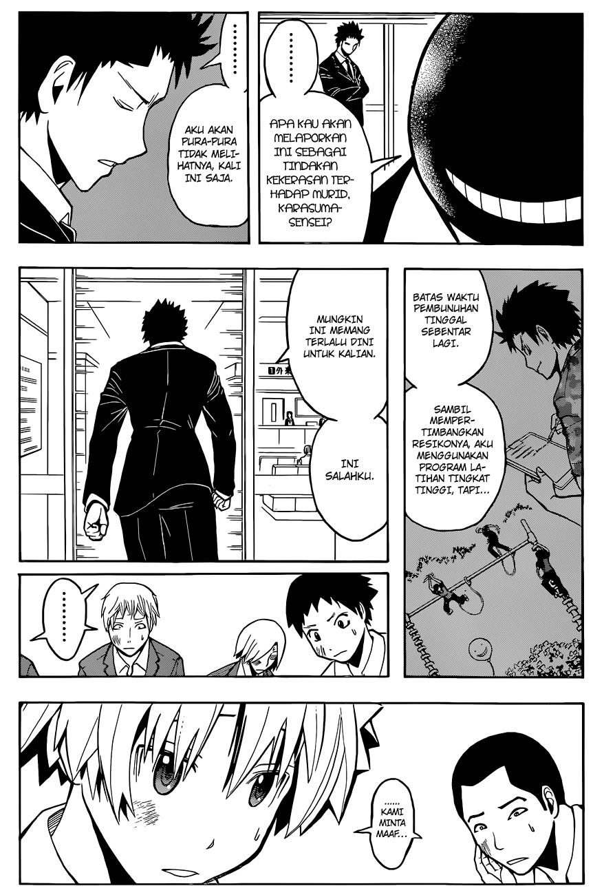 Halaman 16 dari Ansatsu Kyoushitsu Chapter 95