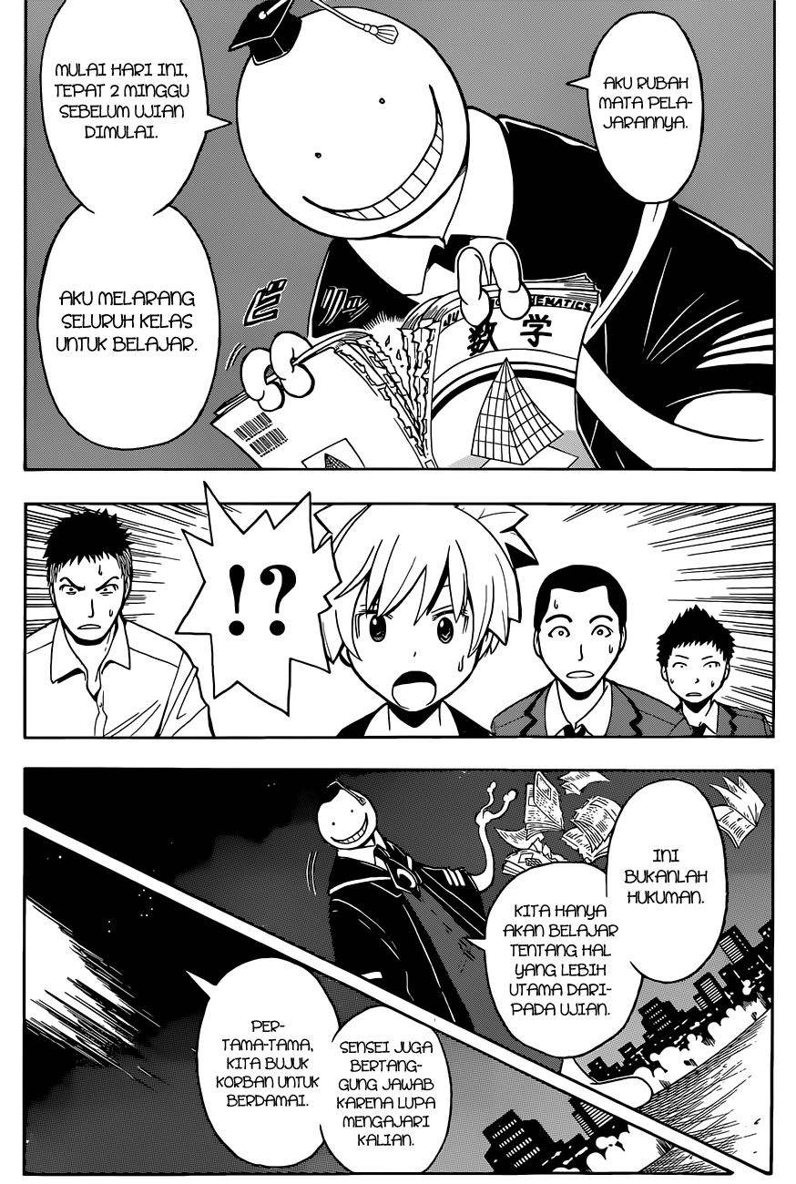 Halaman 18 dari Ansatsu Kyoushitsu Chapter 95