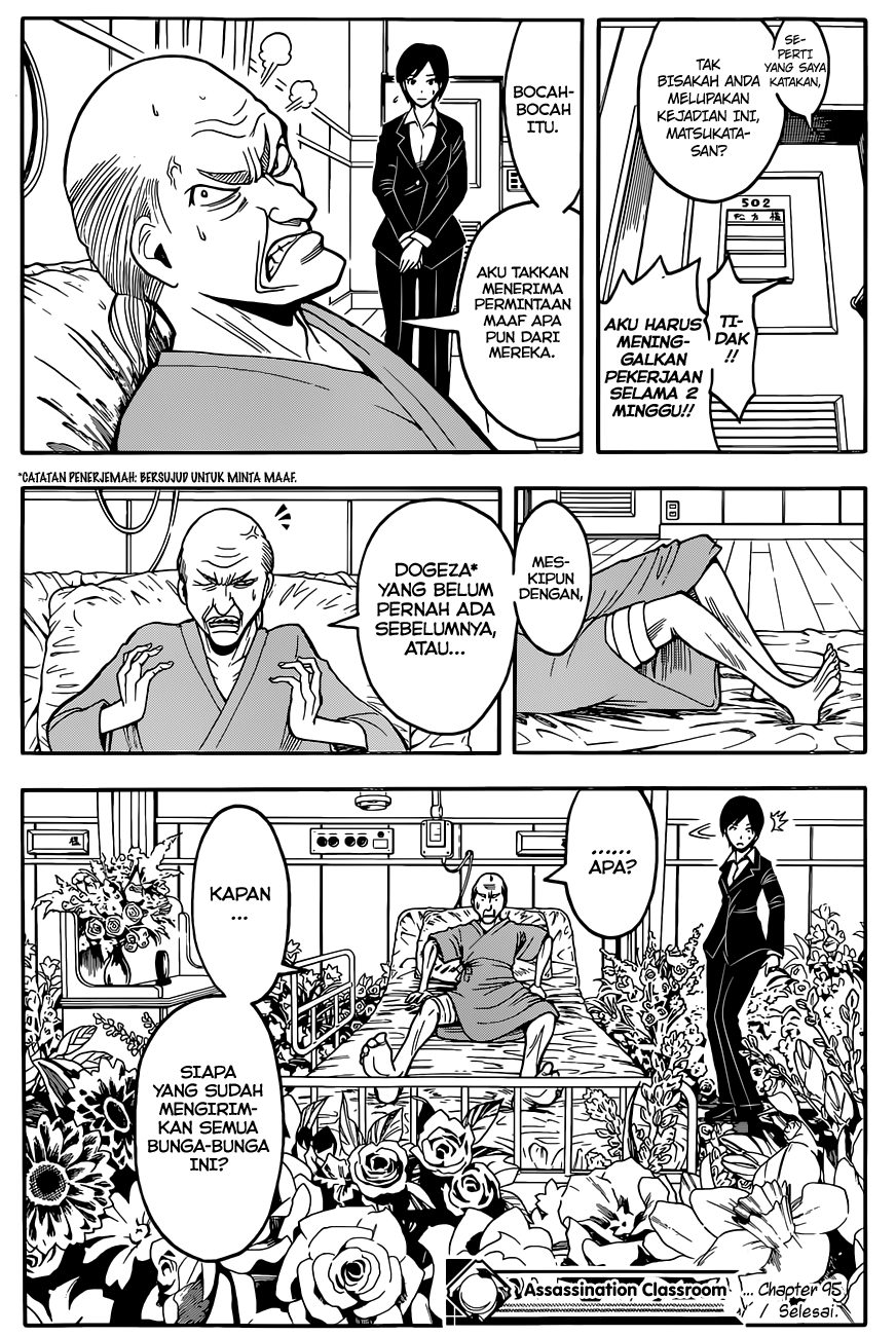 Halaman 19 dari Ansatsu Kyoushitsu Chapter 95