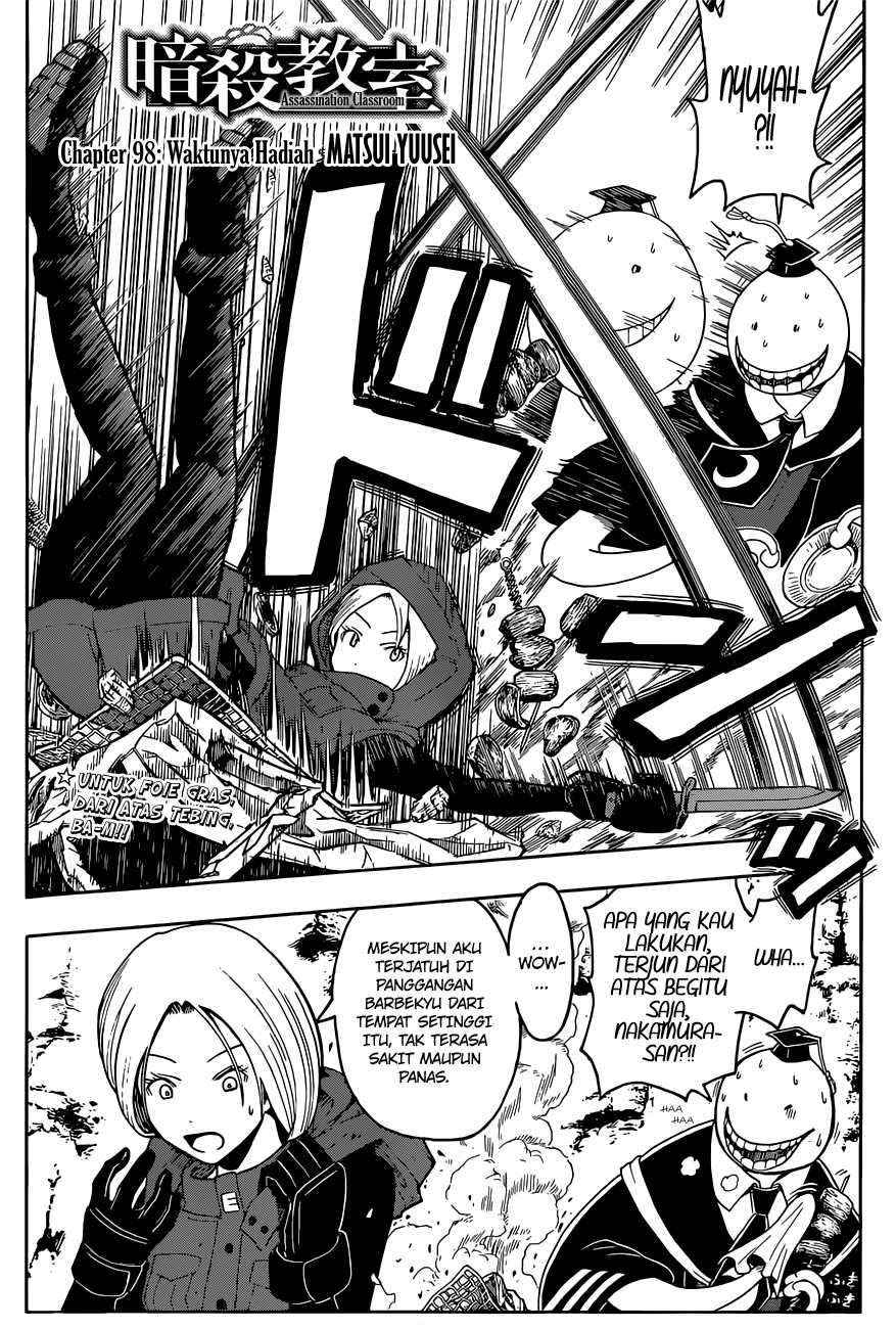 Halaman 3 dari Ansatsu Kyoushitsu Chapter 98