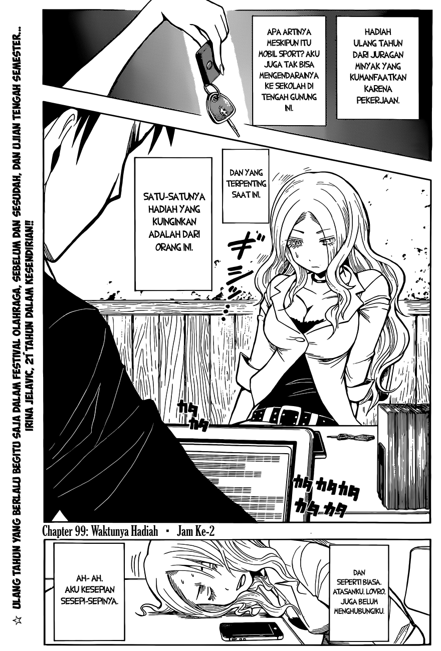 Halaman 4 dari Ansatsu Kyoushitsu Chapter 99