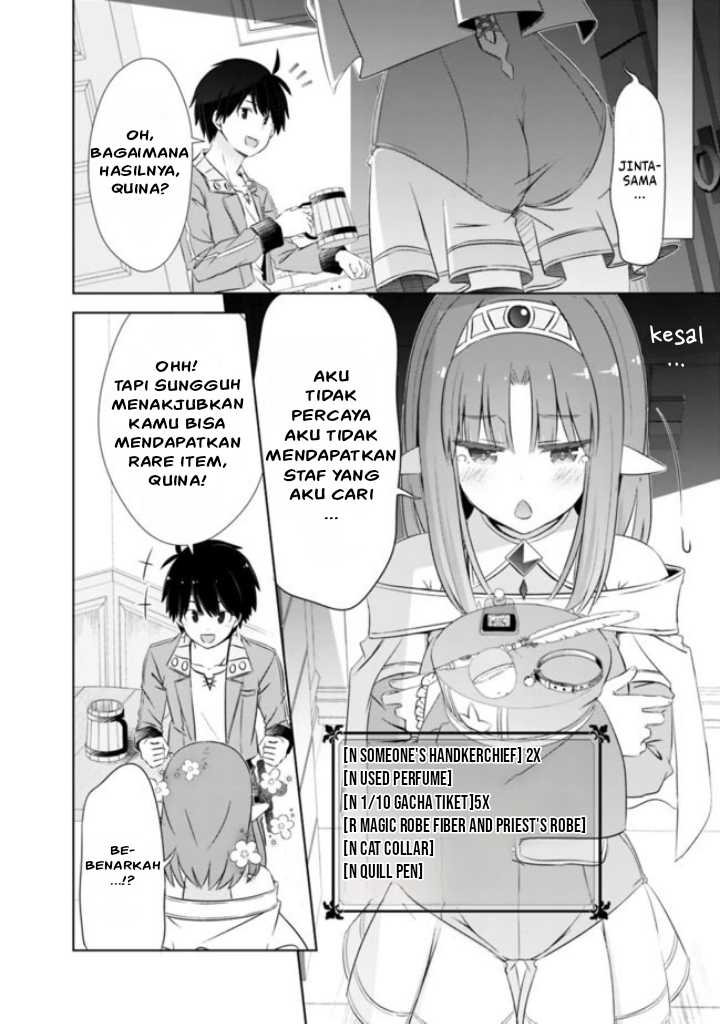 Halaman 13 dari Attouteki Gacha Un de Isekai o Nariagaru! Chapter 14