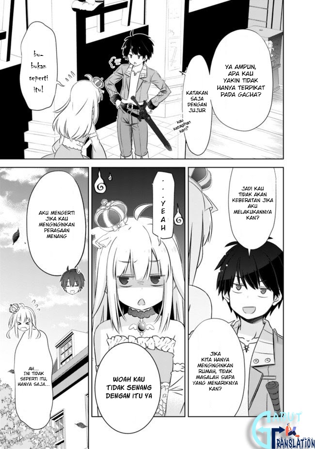 Halaman 10 dari Attouteki Gacha Un de Isekai o Nariagaru! Chapter 6