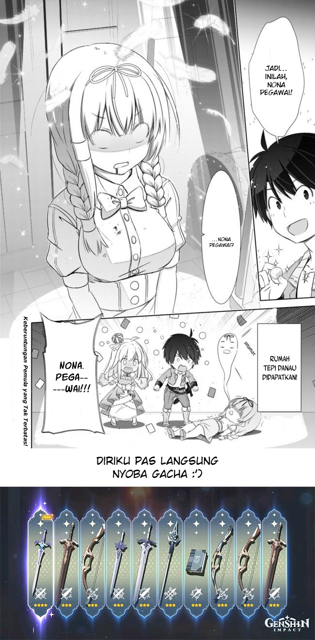 Halaman 17 dari Attouteki Gacha Un de Isekai o Nariagaru! Chapter 6