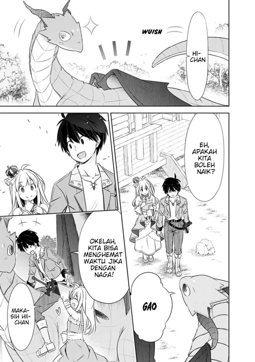 Halaman 10 dari Attouteki Gacha Un de Isekai o Nariagaru! Chapter 9.1