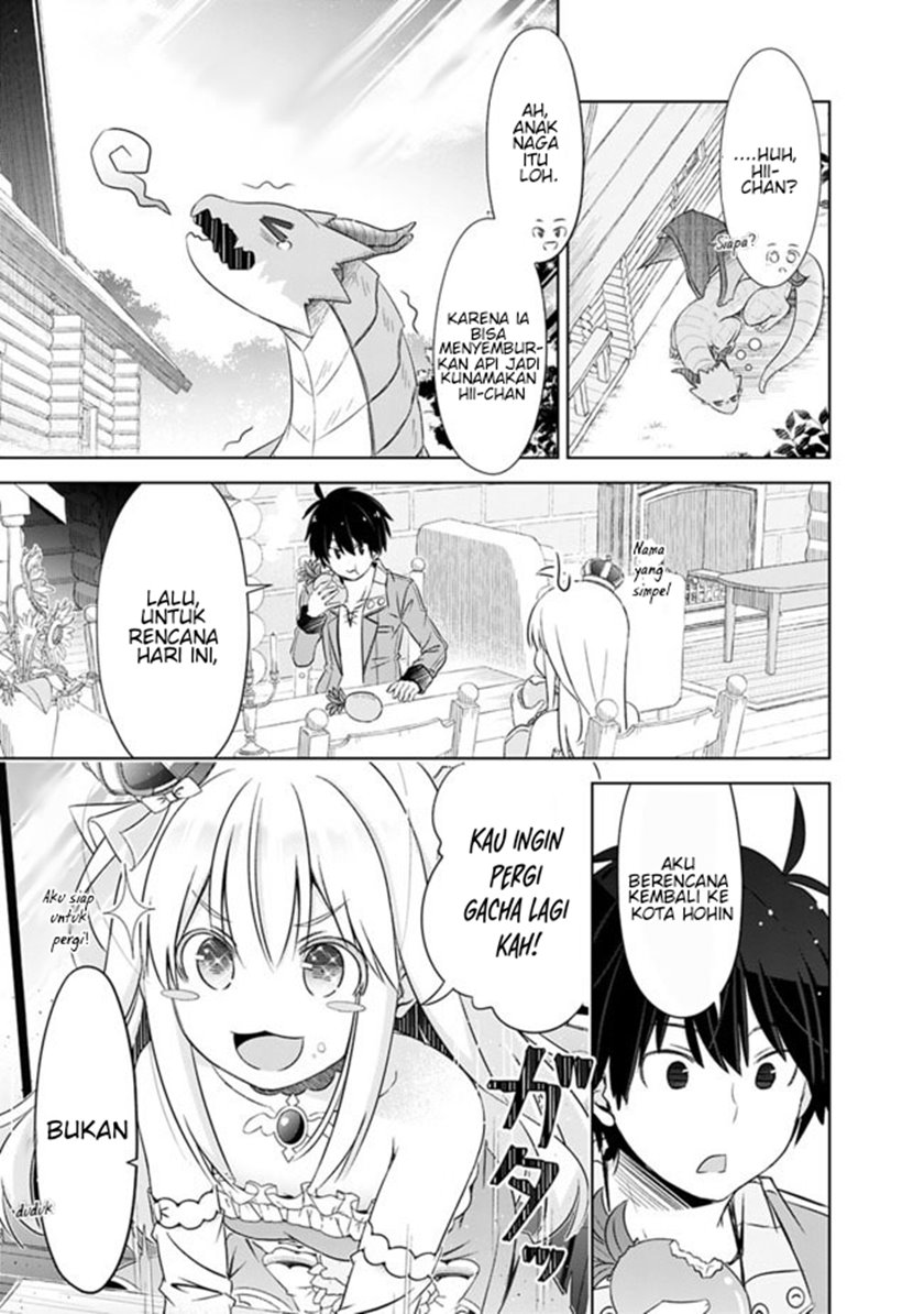 Halaman 8 dari Attouteki Gacha Un de Isekai o Nariagaru! Chapter 9.1