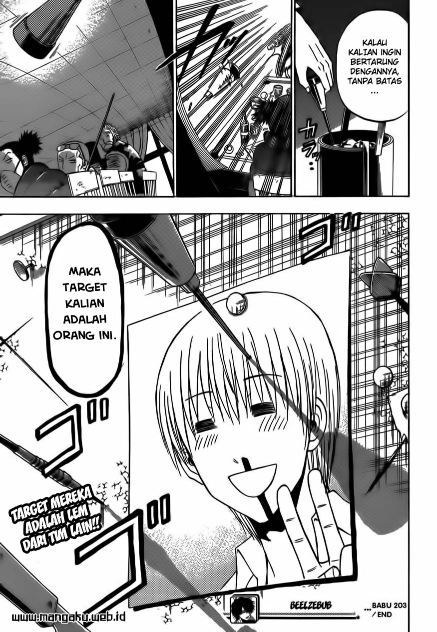 Beelzebub Bangai Hen chapter 203 halaman 17