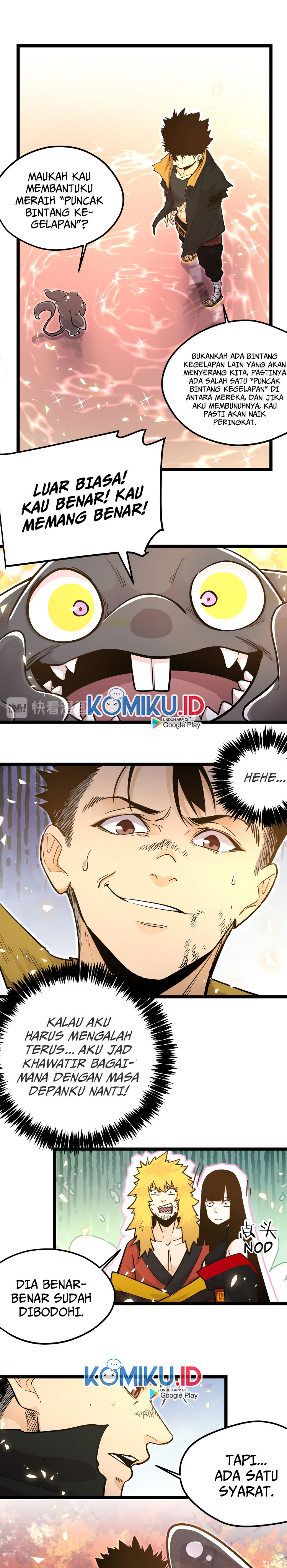Halaman 2 dari Black Abyss at Dawn Chapter 21