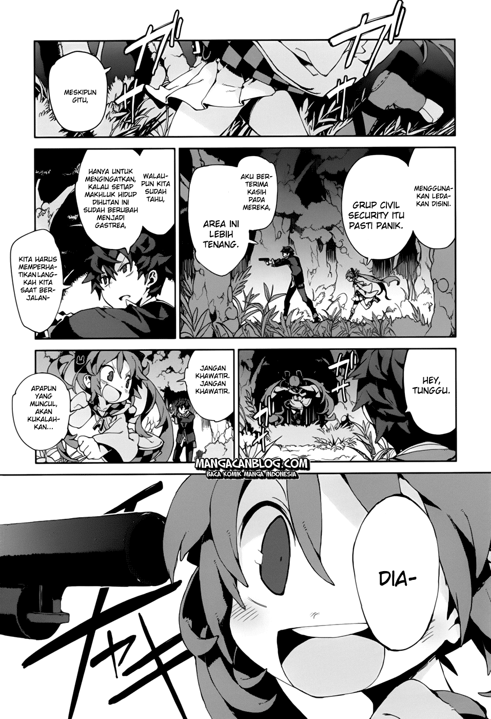 Halaman 16 dari Black Bullet Chapter 10