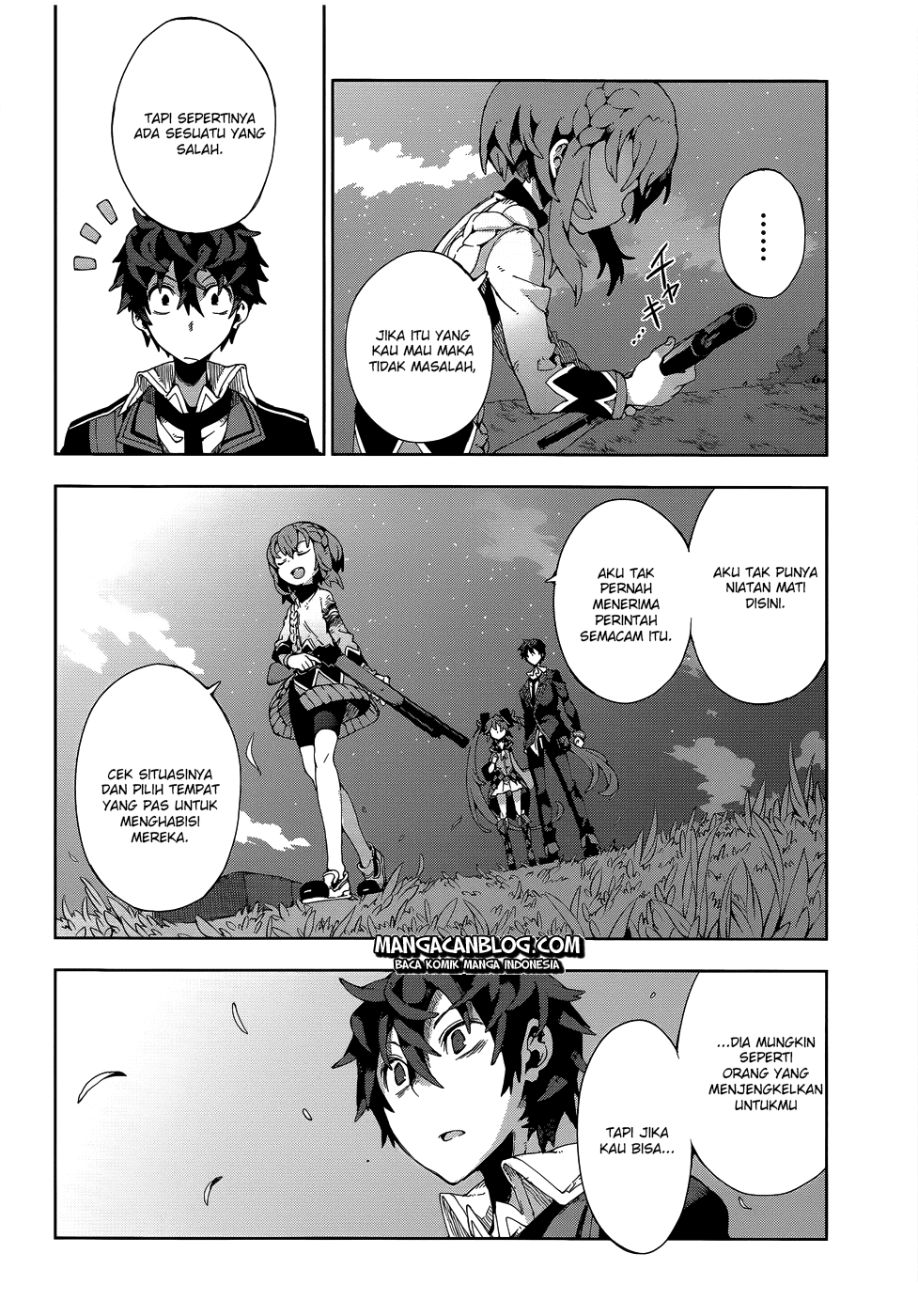 Halaman 10 dari Black Bullet Chapter 12
