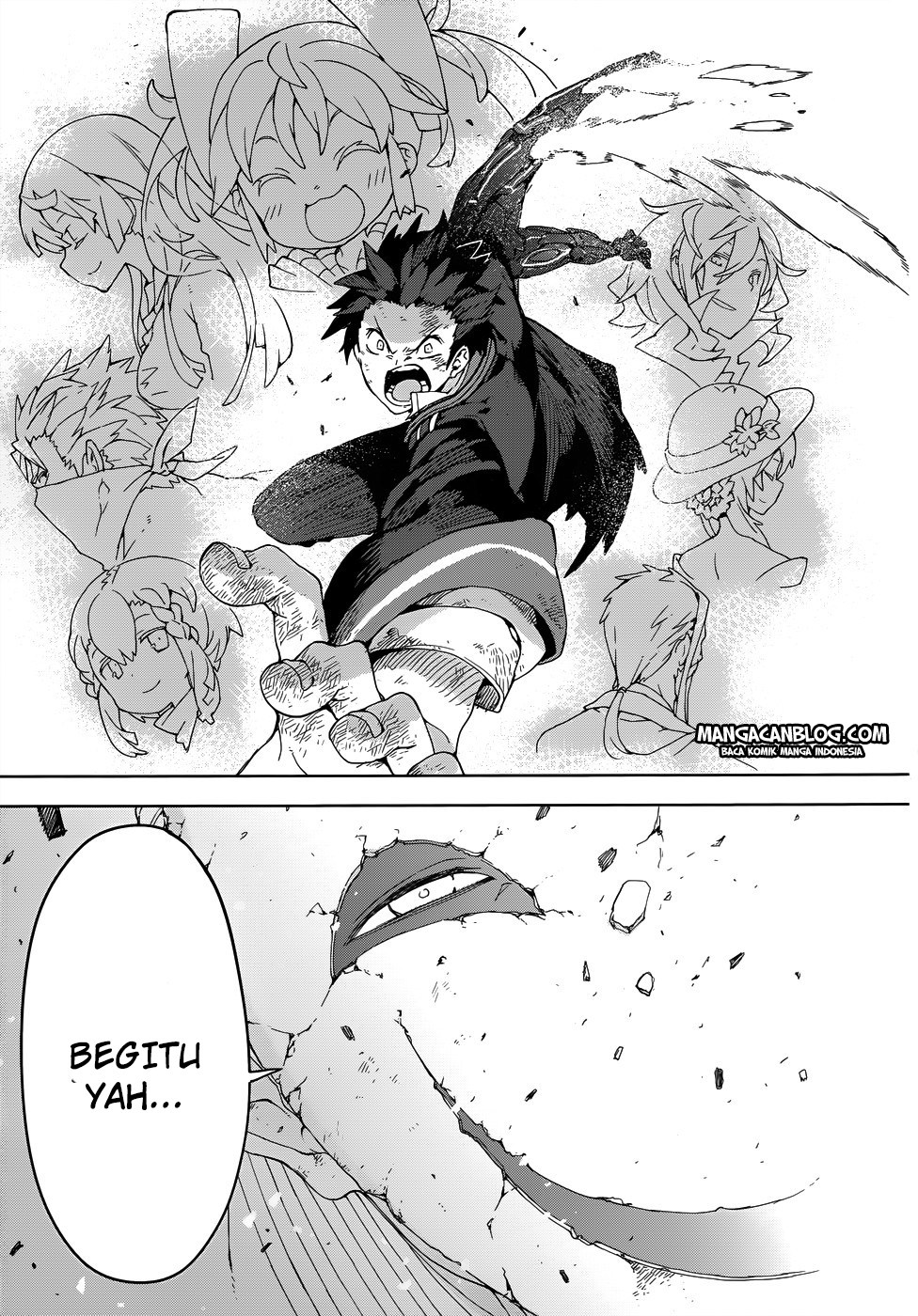 Halaman 10 dari Black Bullet Chapter 17