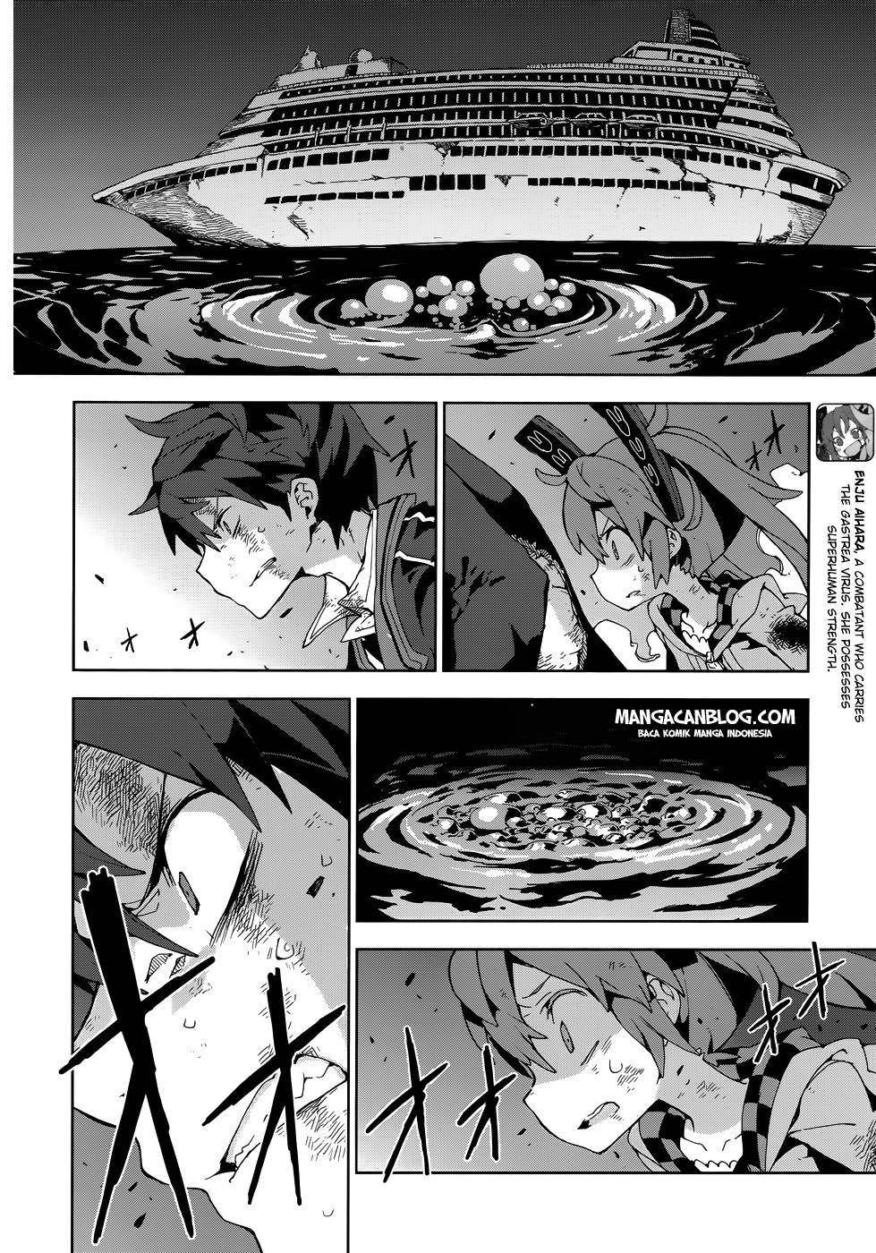 Halaman 13 dari Black Bullet Chapter 17