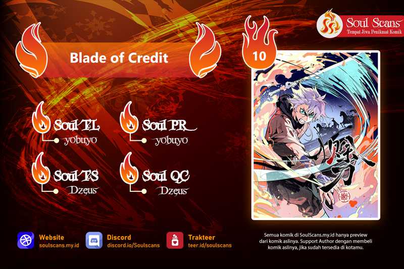 Halaman 1 dari Blade of Credit Chapter 10