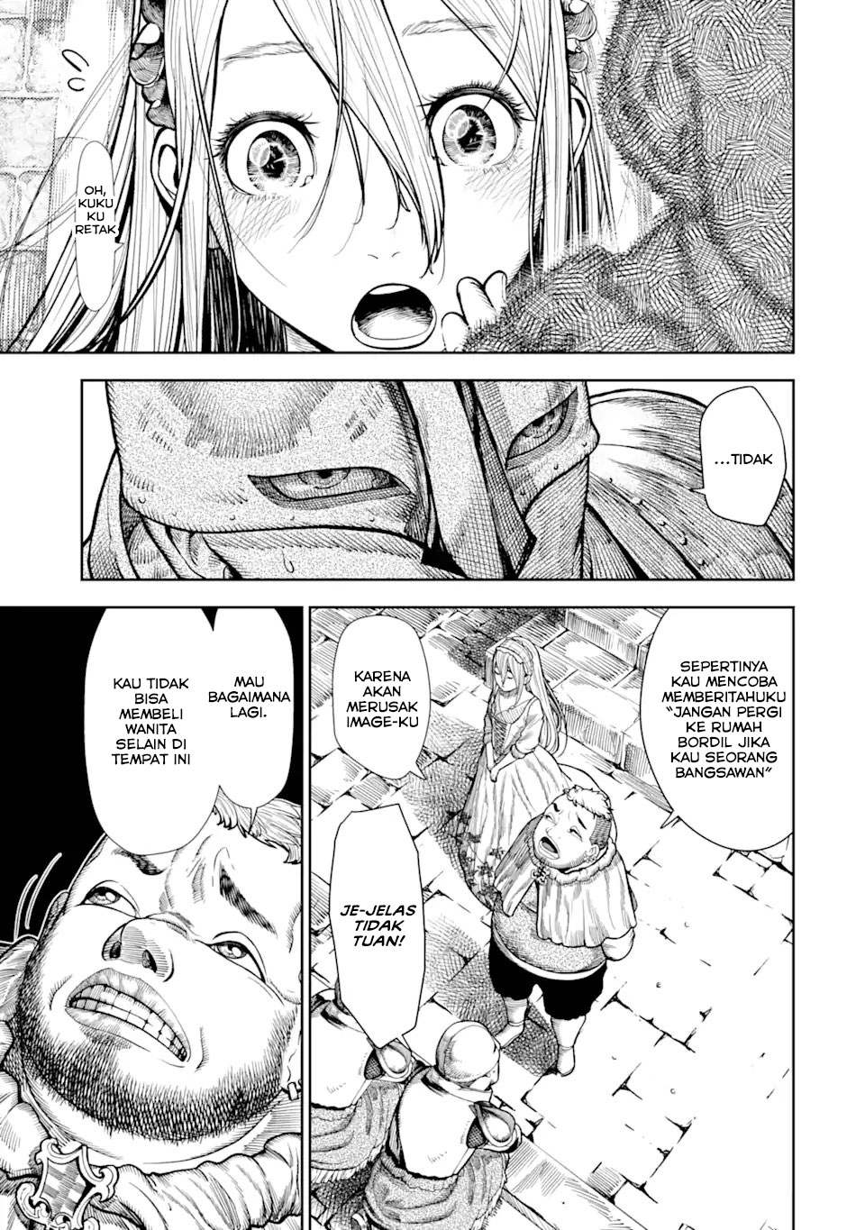 Halaman 10 dari Blood-crawling Princess of a ruined Country Chapter 1.2
