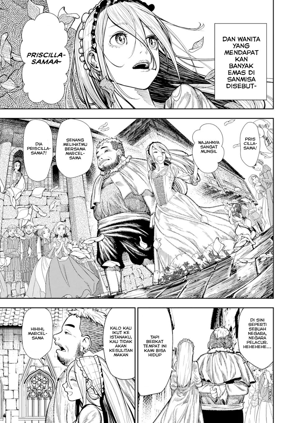 Halaman 12 dari Blood-crawling Princess of a ruined Country Chapter 1.2