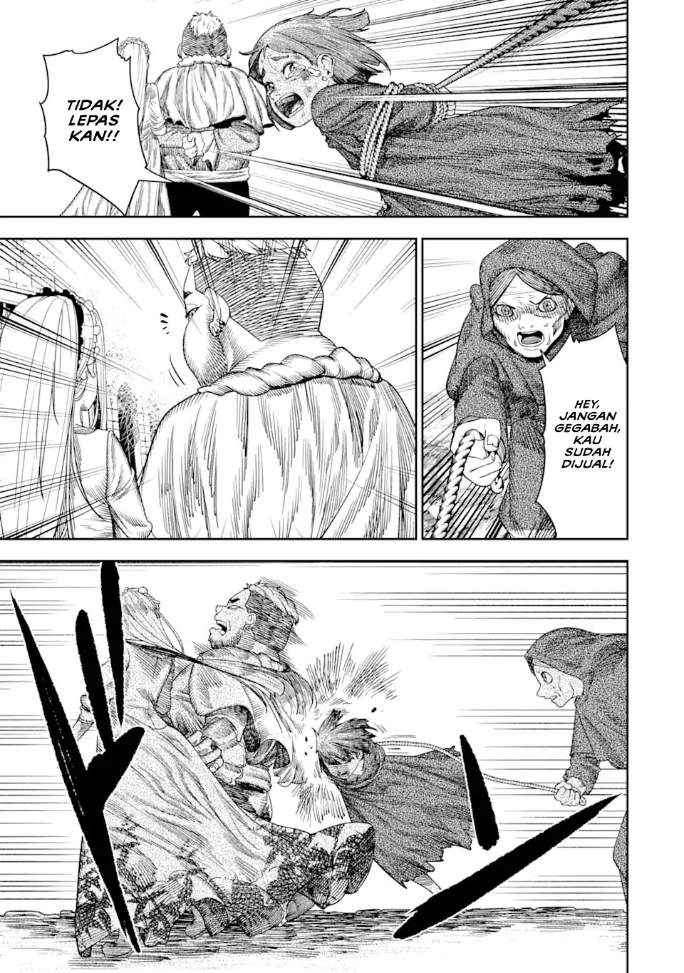 Halaman 14 dari Blood-crawling Princess of a ruined Country Chapter 1.2