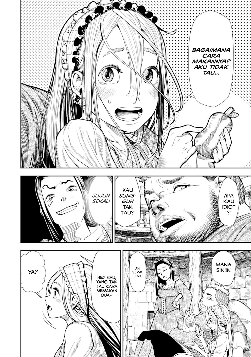 Halaman 7 dari Blood-crawling Princess of a ruined Country Chapter 1.2