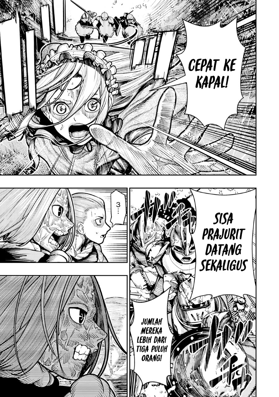 Halaman 18 dari Blood-crawling Princess of a ruined Country Chapter 11