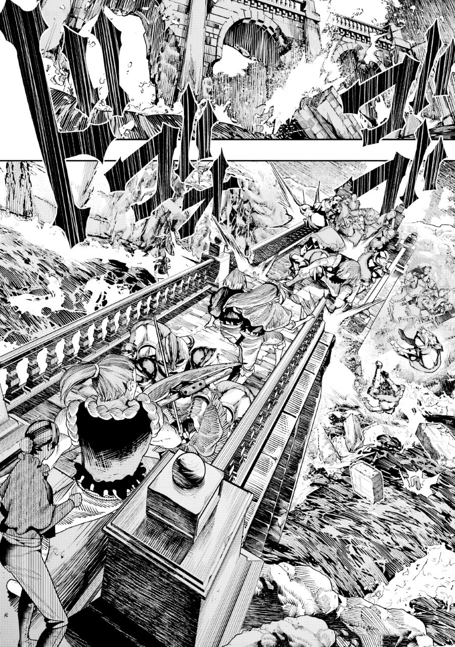 Halaman 33 dari Blood-crawling Princess of a ruined Country Chapter 11