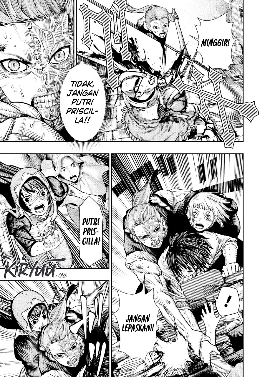 Halaman 40 dari Blood-crawling Princess of a ruined Country Chapter 11