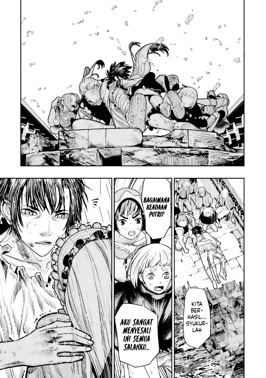 Halaman 42 dari Blood-crawling Princess of a ruined Country Chapter 11