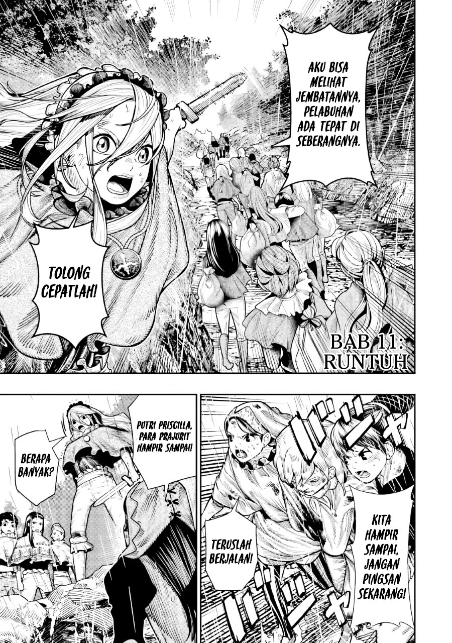 Halaman 6 dari Blood-crawling Princess of a ruined Country Chapter 11