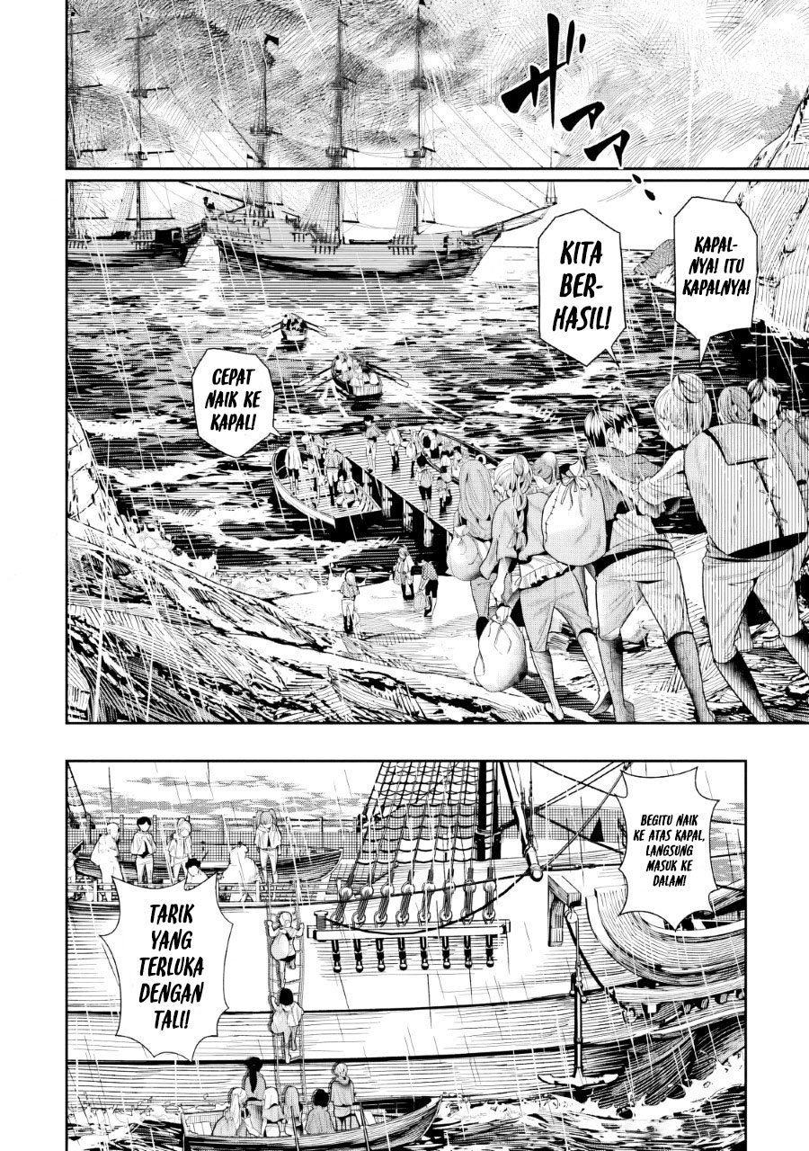Halaman 9 dari Blood-crawling Princess of a ruined Country Chapter 11