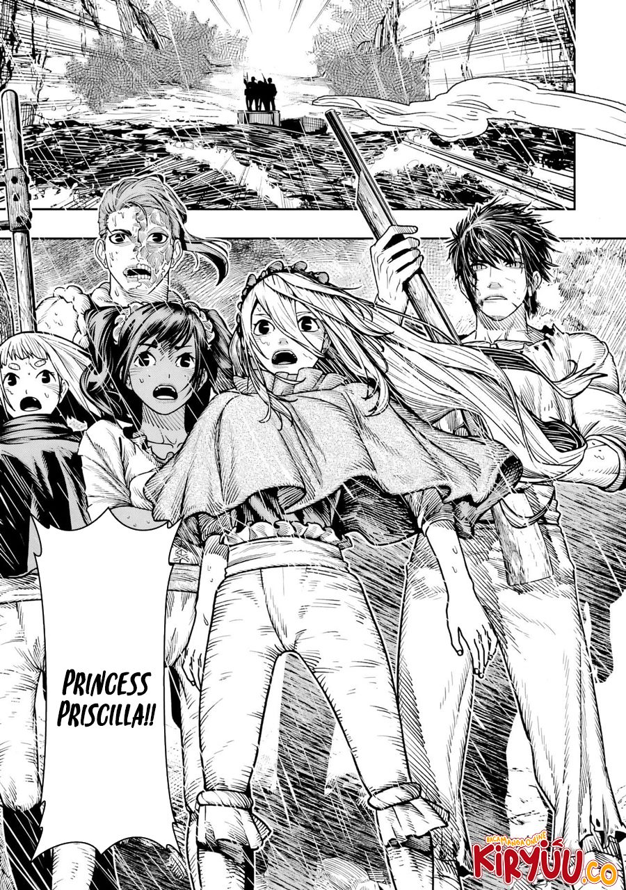 Halaman 27 dari Blood-crawling Princess of a ruined Country Chapter 12