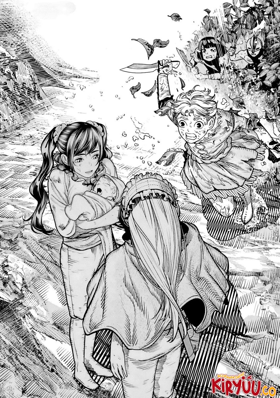 Halaman 34 dari Blood-crawling Princess of a ruined Country Chapter 12