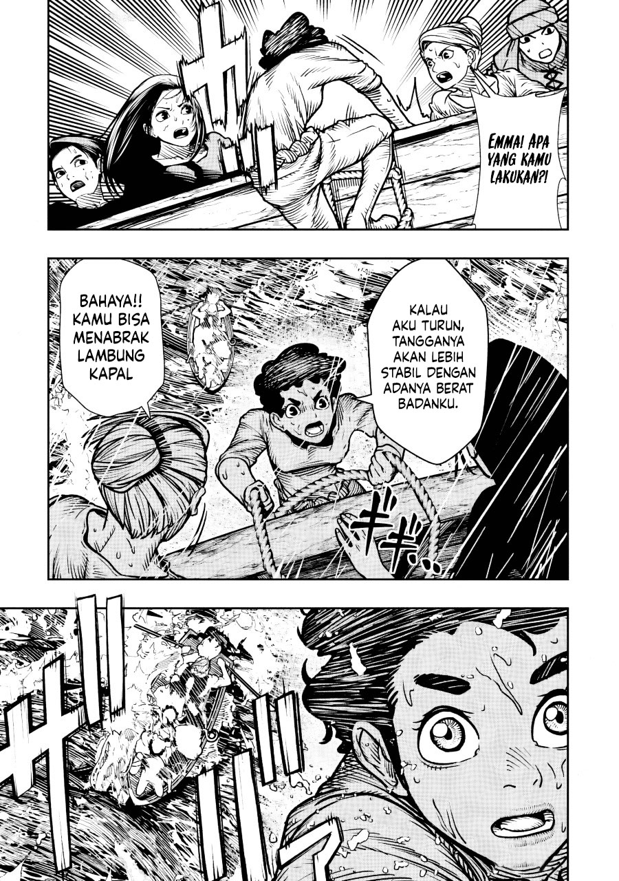 Halaman 18 dari Blood-crawling Princess of a ruined Country Chapter 14
