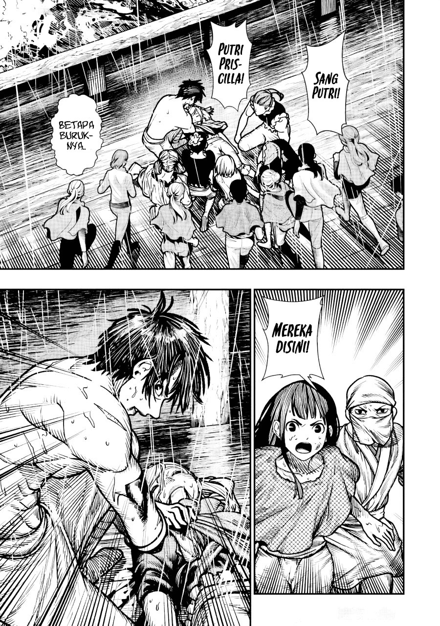Halaman 27 dari Blood-crawling Princess of a ruined Country Chapter 14