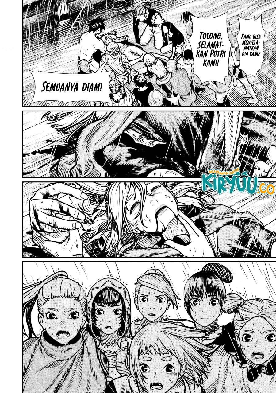 Halaman 28 dari Blood-crawling Princess of a ruined Country Chapter 14