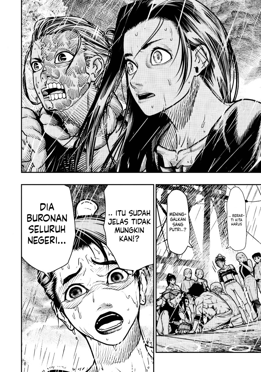 Halaman 32 dari Blood-crawling Princess of a ruined Country Chapter 14