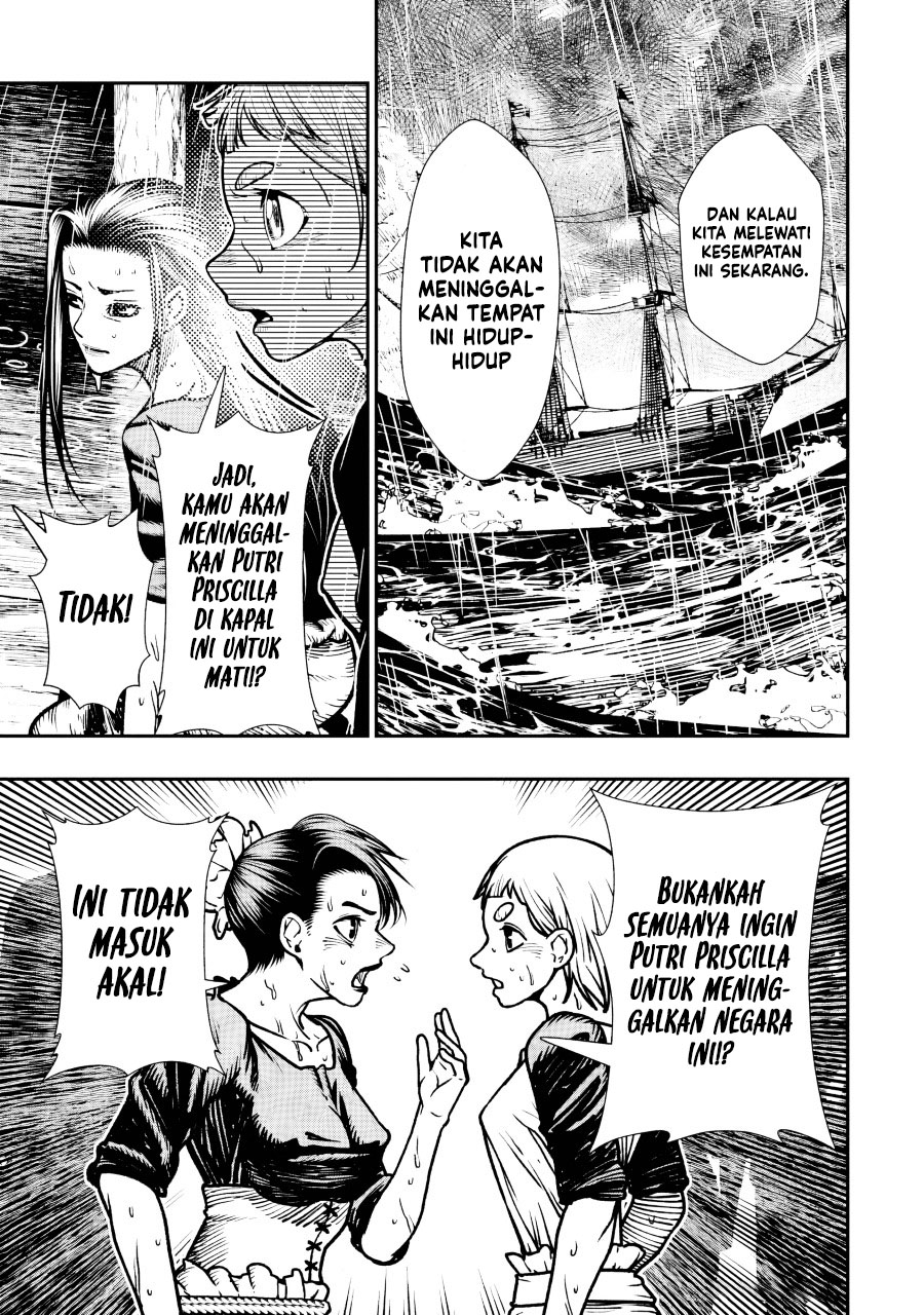 Halaman 35 dari Blood-crawling Princess of a ruined Country Chapter 14