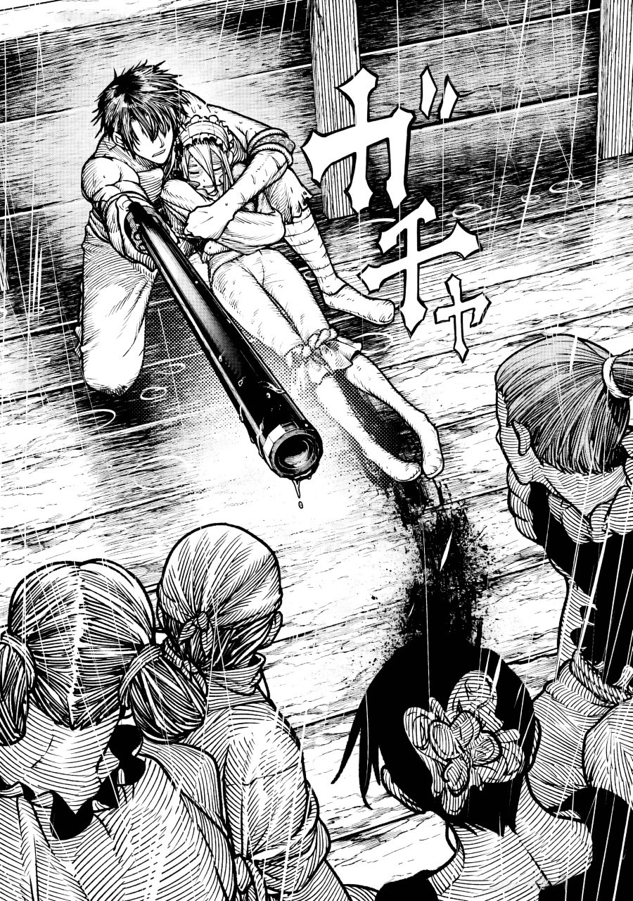 Halaman 38 dari Blood-crawling Princess of a ruined Country Chapter 14