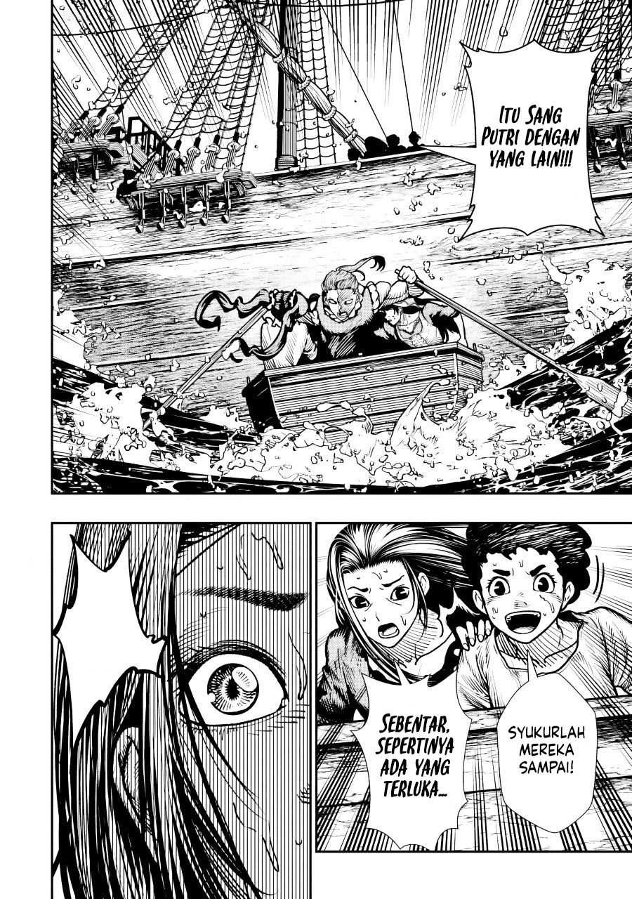 Halaman 9 dari Blood-crawling Princess of a ruined Country Chapter 14
