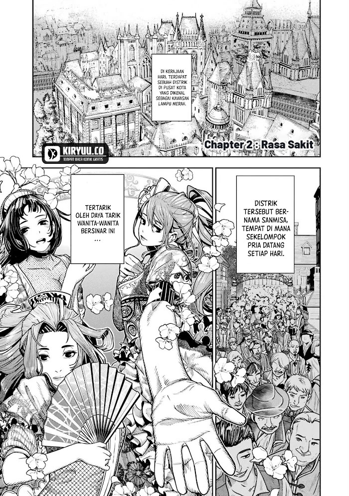 Halaman 2 dari Blood-crawling Princess of a ruined Country Chapter 2