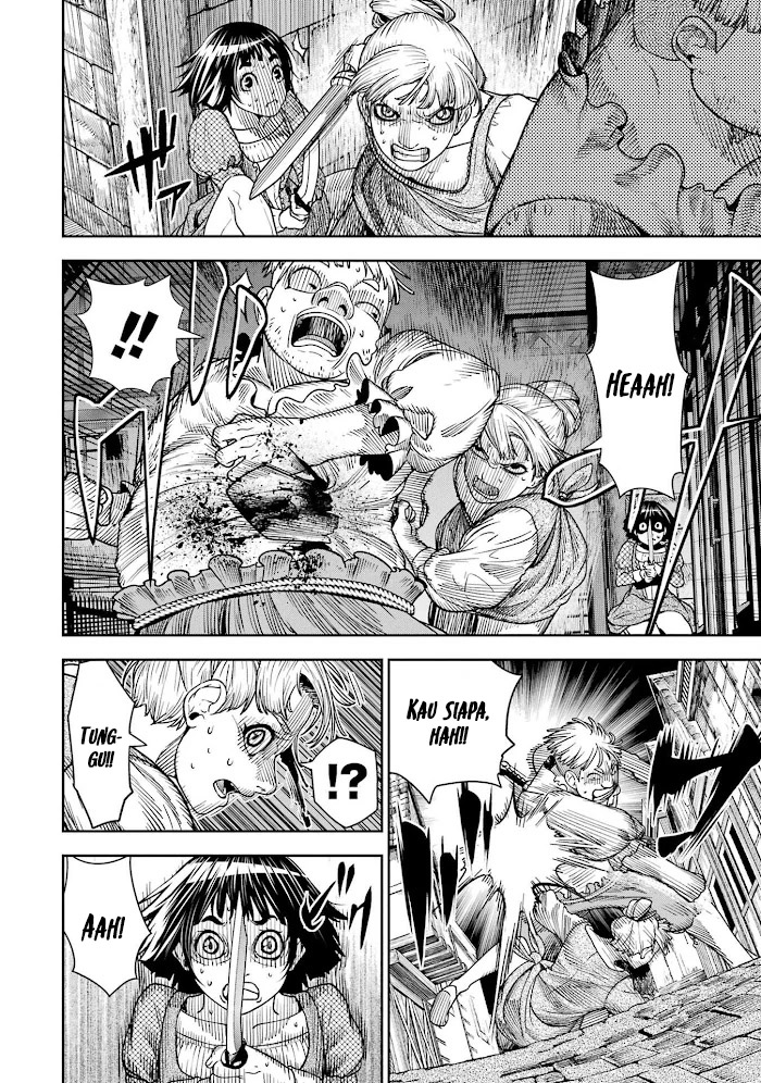 Halaman 3 dari Blood-crawling Princess of a ruined Country Chapter 4