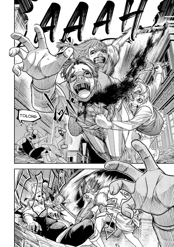 Halaman 7 dari Blood-crawling Princess of a ruined Country Chapter 4