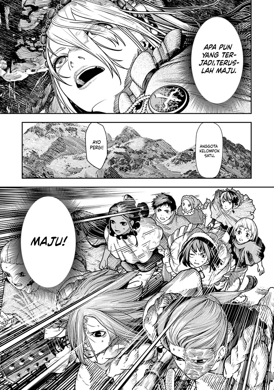 Halaman 16 dari Blood-crawling Princess of a ruined Country Chapter 8