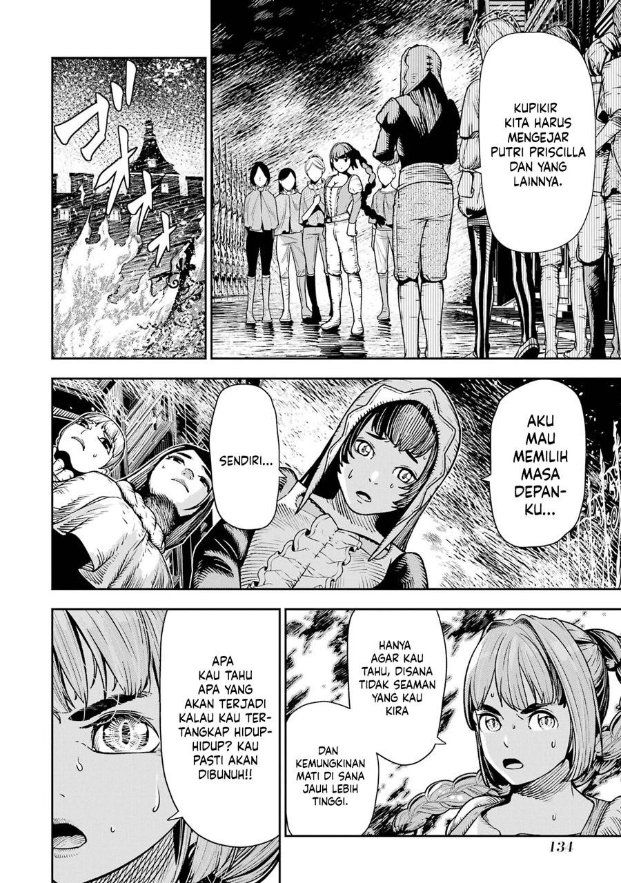 Halaman 25 dari Blood-crawling Princess of a ruined Country Chapter 8