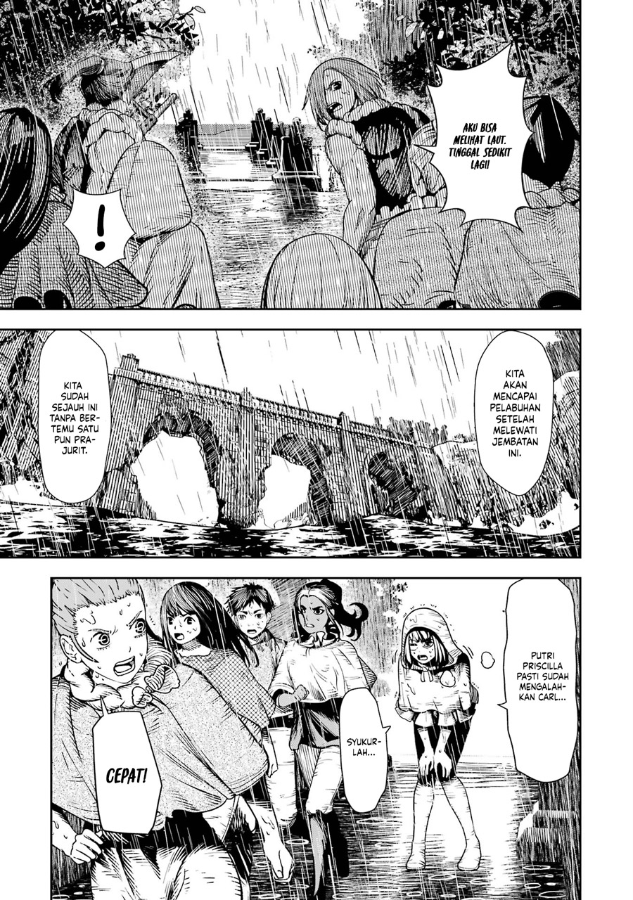 Halaman 34 dari Blood-crawling Princess of a ruined Country Chapter 8