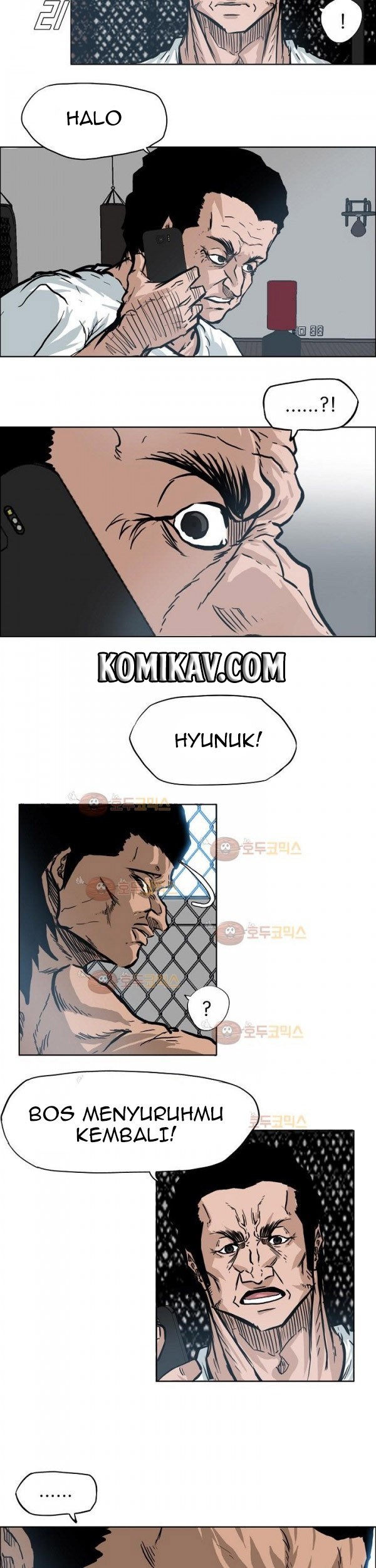 Halaman 15 dari Boss in School Chapter 76