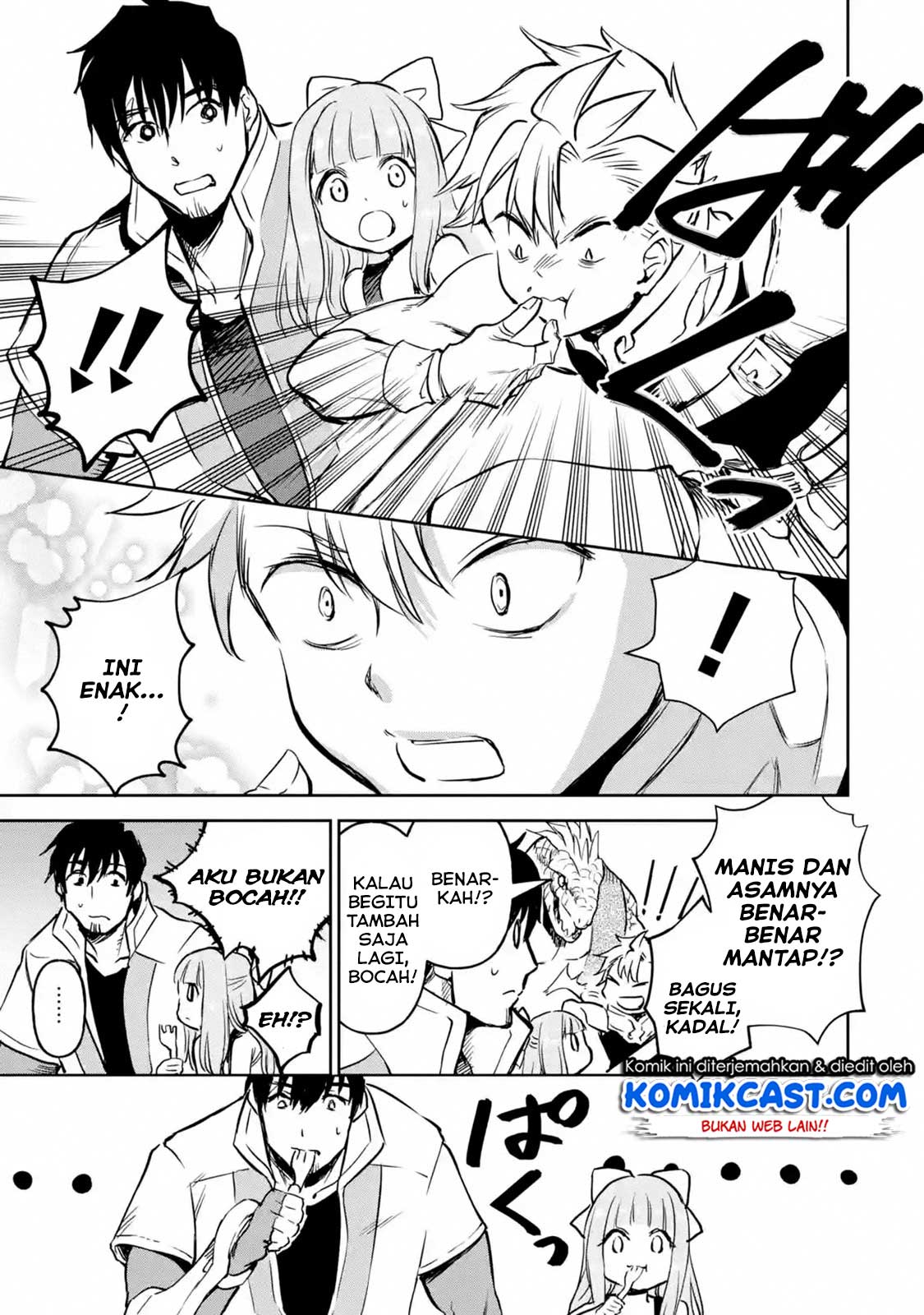 Halaman 10 dari Boukensha License o Hakudatsusareta Ossan Dakedo, Manamusume ga Dekita node Nonbiri Jinsei o Ouka Suru Chapter 14.2