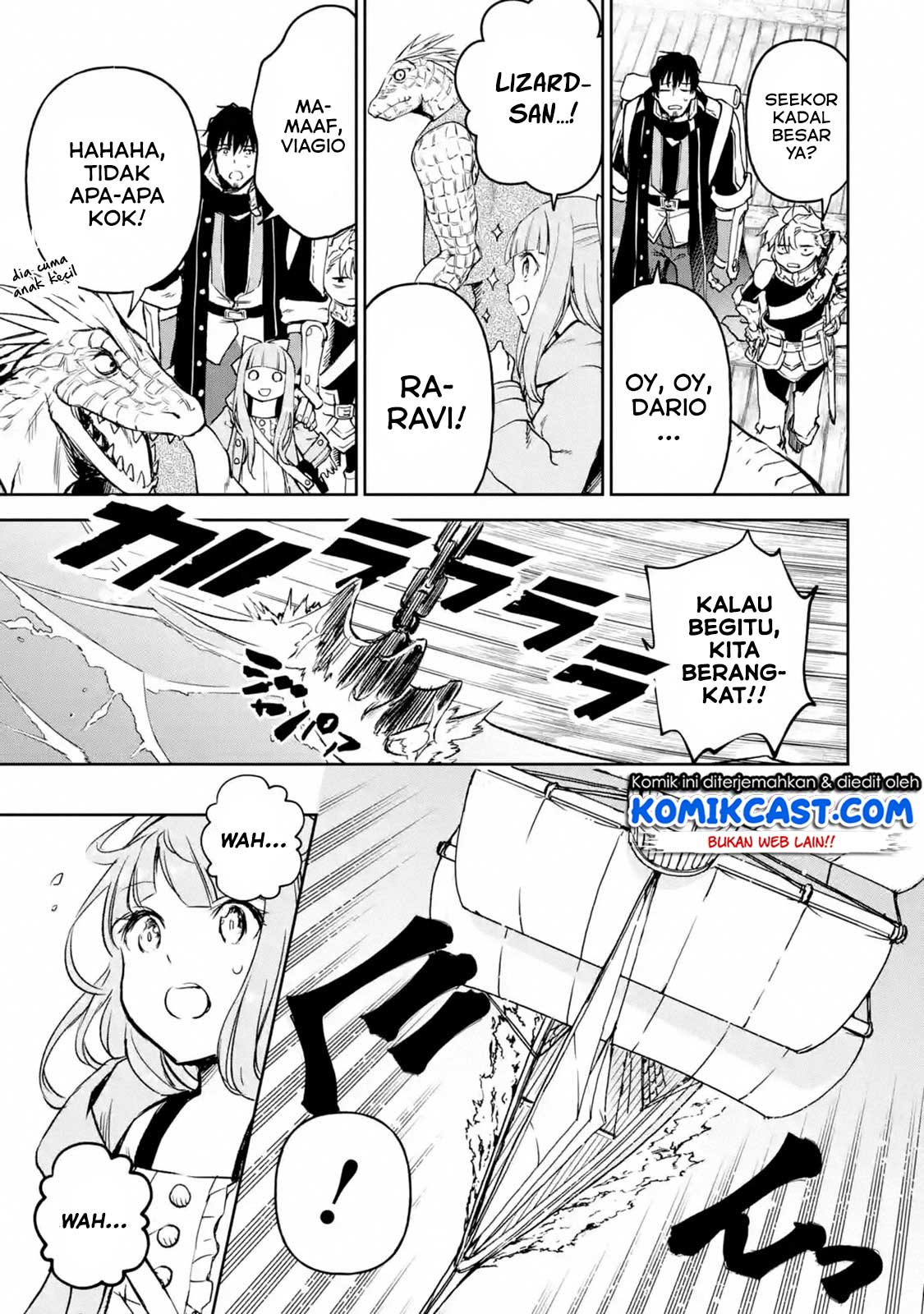 Halaman 3 dari Boukensha License o Hakudatsusareta Ossan Dakedo, Manamusume ga Dekita node Nonbiri Jinsei o Ouka Suru Chapter 14.2