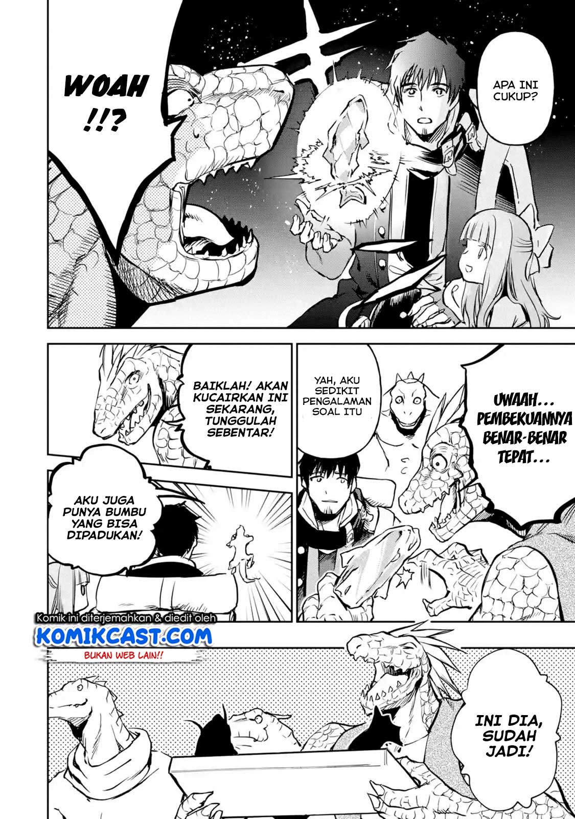 Halaman 7 dari Boukensha License o Hakudatsusareta Ossan Dakedo, Manamusume ga Dekita node Nonbiri Jinsei o Ouka Suru Chapter 14.2